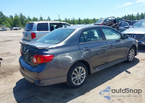 2009 Toyota Corolla S из США, поврежденный, VIN 2T1BU40E69C025407